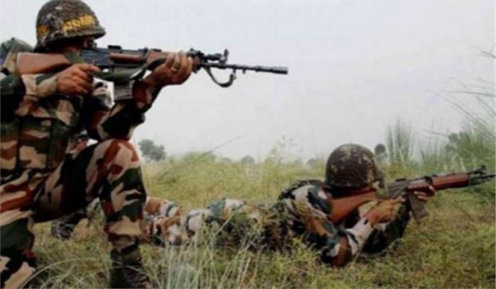 जम्मू कश्मीर मुठभेड़ में तीन आतंकवादी ढेर, अभियान जारी