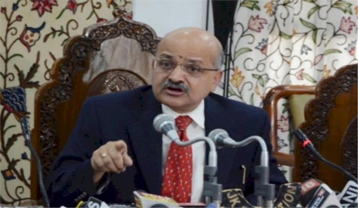 जम्मू-कश्मीर में घोटाले अनोखे हैं, इसे अलगाववादियों ने बनाया पाकिस्तान : मुख्य सचिव