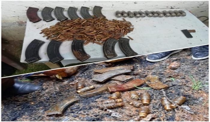 जम्मू-कश्मीर पुलिस ने भारी मात्रा में विस्फोटक सामग्री बरामद की