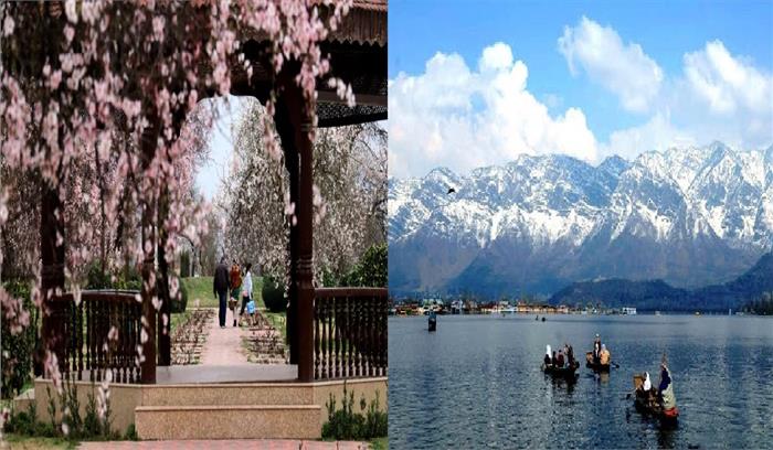 जम्मू-कश्मीर में मौसम रहा खुशनुमा