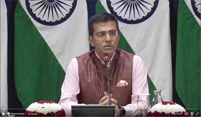 कश्मीर मुद्दे पर चीन को वैश्विक सहमति के साथ रहना चाहिए: भारत