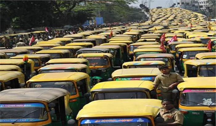  ऑटो ऑपरेटरो ने किरायाें को संशोधन करने की मांग, सरकार के खिलाफ एक दिन की हड़ताल