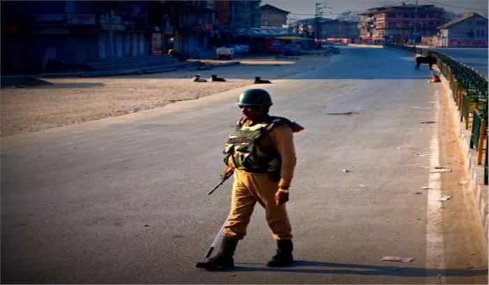 श्रीनगर: अलगाववादियों के विरोध मार्च को  रोकने के लिए लगा प्रतिबंध