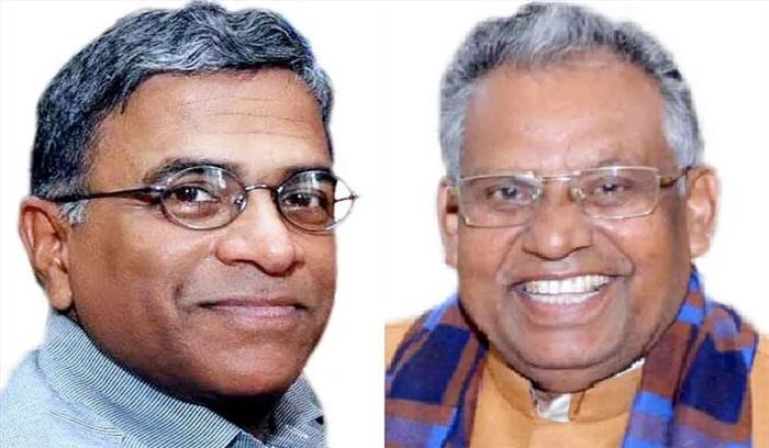 जदयू के हरिवंश, रामनाथ ठाकुर व भाजपा से विवेक ठाकुर ने भरा राज्यसभा के लिए पर्चा