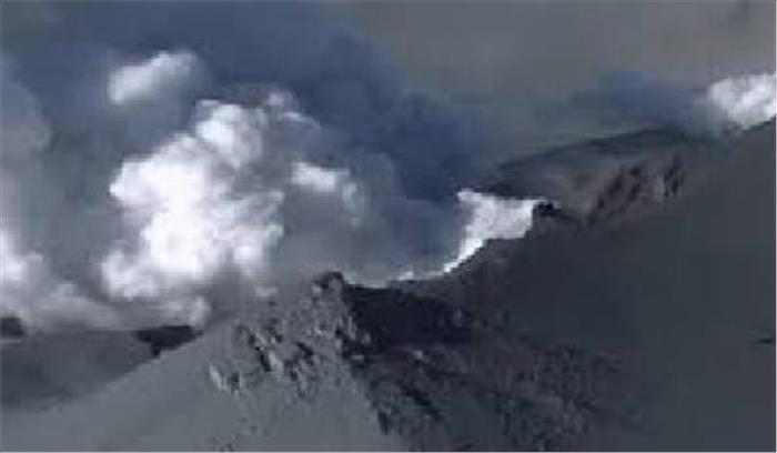 जापान में ज्वालामुखी भड़कने से कोई हताहत नहीं 