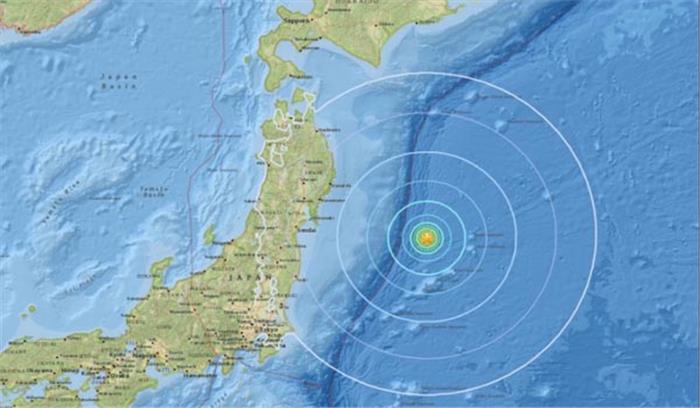 जापान में भूकंप के झटके महसूस हुए 