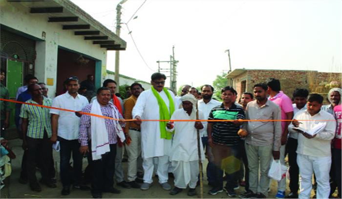 जेवर के गांवों में 3.38 करोड़ की लागत विकास कार्य शुरू