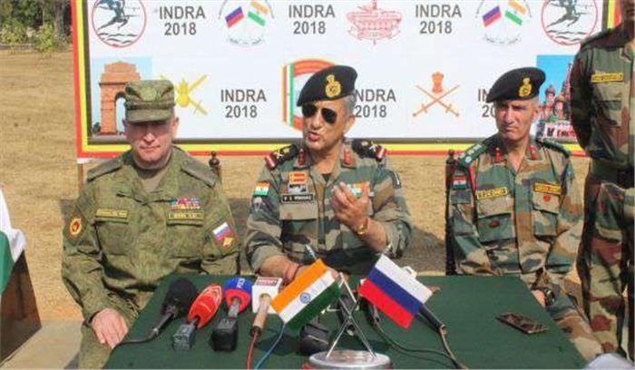 झांसी में भारत -रूस का संयुक्त सैन्य अभ्यास आरम्भ