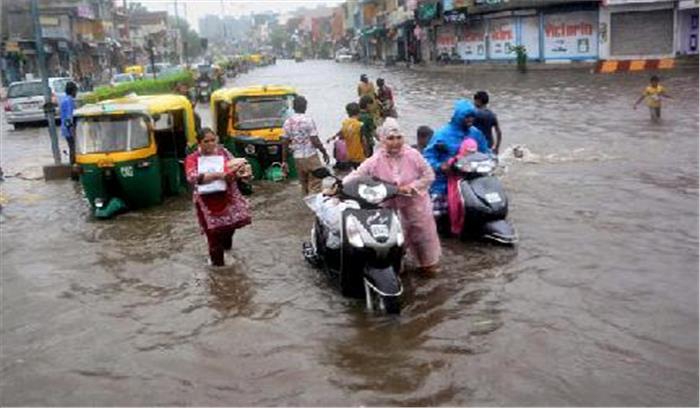 झारखंड : भारी बारिश से जनजीवन अस्त व्यस्त