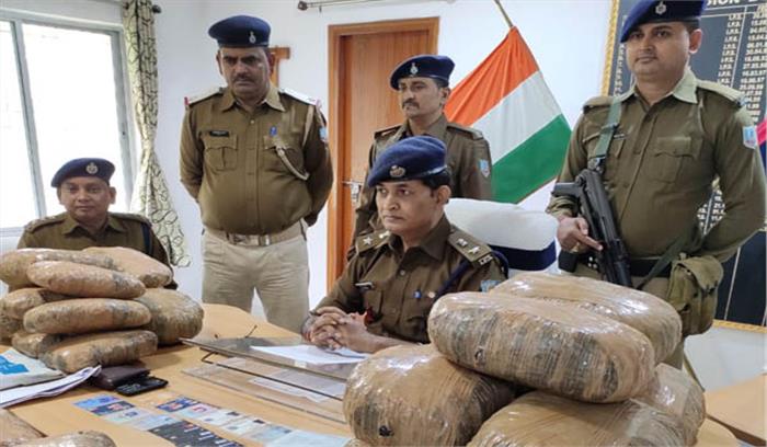 गोड्डा में 25 लाख का गांजा बरामद