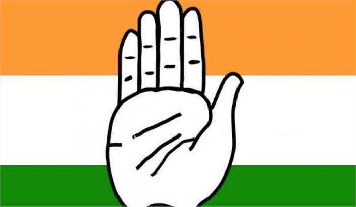 पांच बूथ पर पुनर्मतदान की मांग पर अड़े कांग्रेस प्रत्याशी त्रिपाठी का धरना जारी