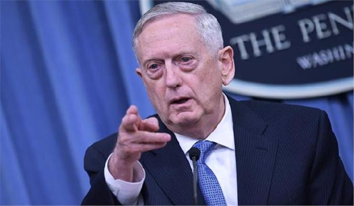 कूटनीतिक बातचीत के माध्यम से उत्तर कोरिया का हल निकालने की उम्मीद: जिम मेटिस