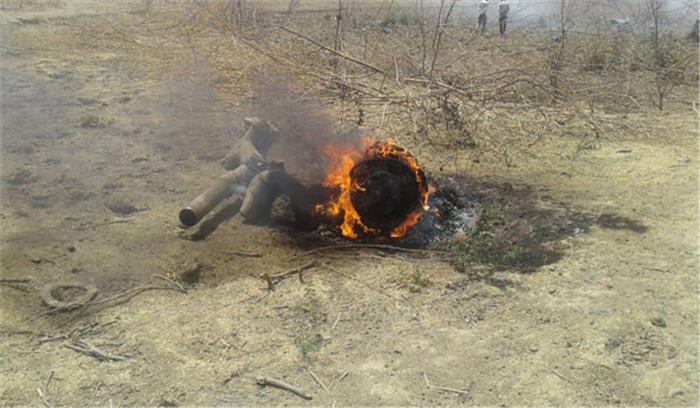 जोधपुर में मिग 27 दुर्घटनाग्रस्त