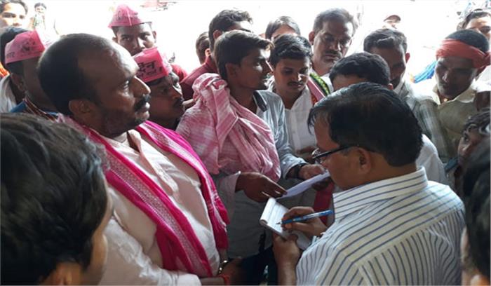 बिजली कटौती को लेकर जोगी कांग्रेस ने किया प्रदर्शन