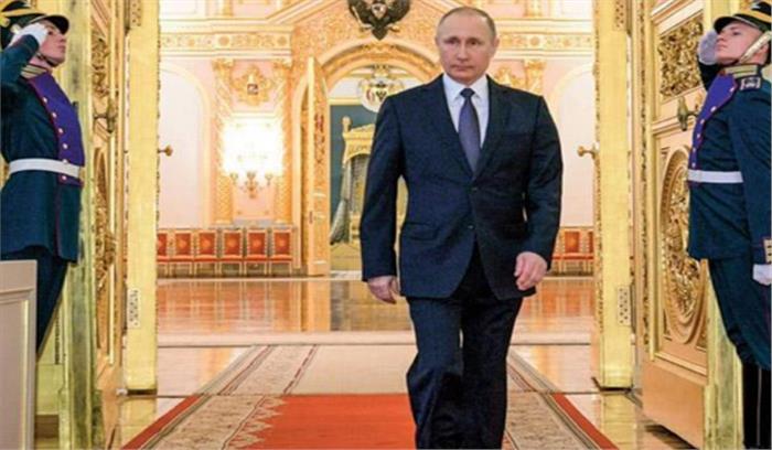 चौथी बार रूस के राष्ट्रपति बने व्लादिमीर पुतिन