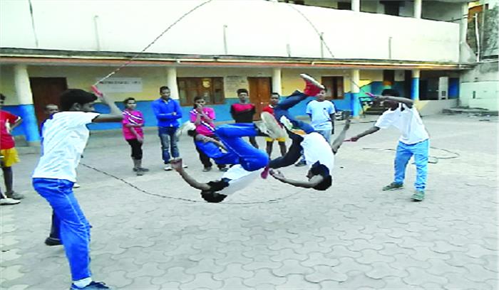 जम्प रोप चयन स्पर्धा कल से