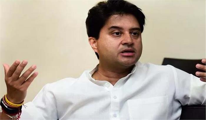 ज्योतिरादित्य ने अनुच्छेद-370 हटाए जाने का किया समर्थन