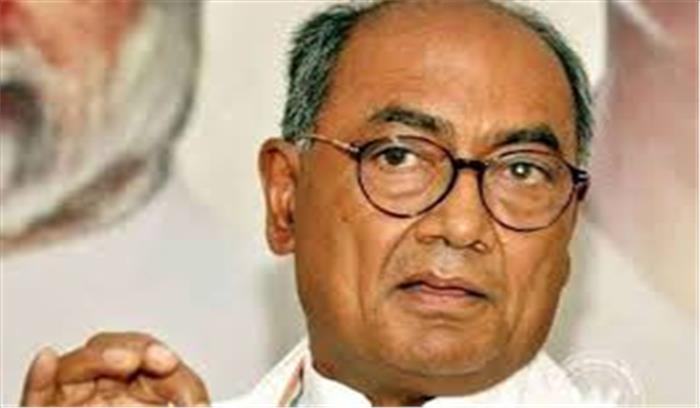 भगवान से प्रार्थना, सिंधिया भाजपा में सुरक्षित रहे : दिग्विजय