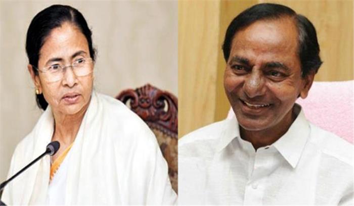 केसीआर और ममता की मुलाकात, संघीय मोर्चे के लिए उठाई आवाज