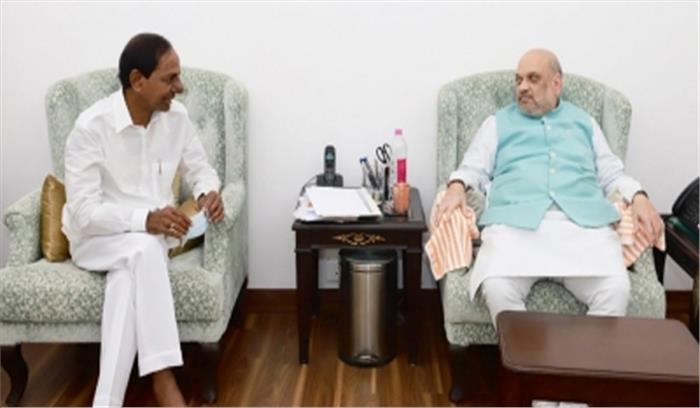 केसीआर ने शाह से तेलंगाना के आईपीएस कैडर की ताकत बढ़ाने का आग्रह किया