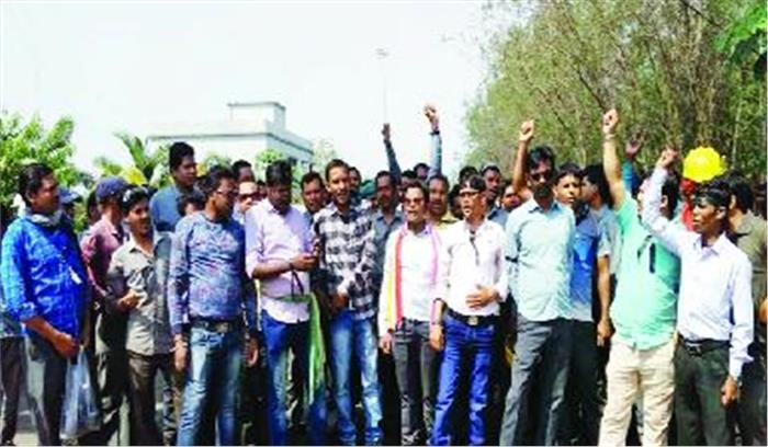 केएसके का काम बंद, भू-विस्थापितों का फिर आंदोलन