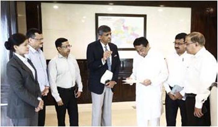 कमलनाथ से मिले आईपीएस एसोसिएशन के पदाधिकारी
