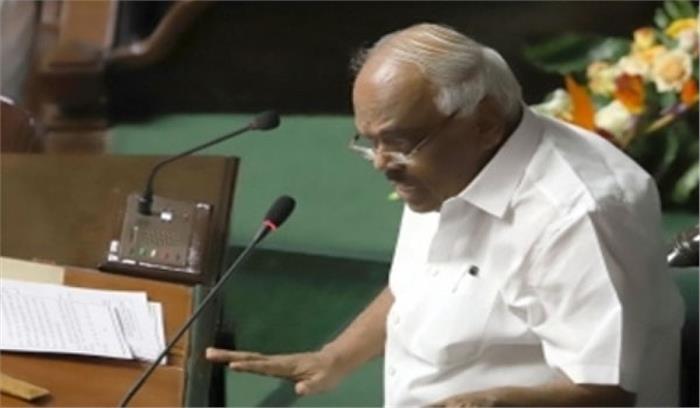 कर्नाटक विधानसभा अध्यक्ष ने बागी विधायकों से स्पष्टीकरण मांगा