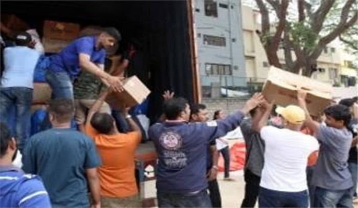 कर्नाटक के कोडागु में 3,500 बाढ़ पीड़ितों को सुरक्षित निकाला