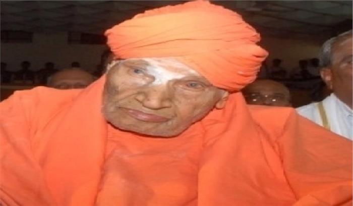 कर्नाटक के लिंगायत संत के निधन पर कोविंद और मोदी ने जताया शोक