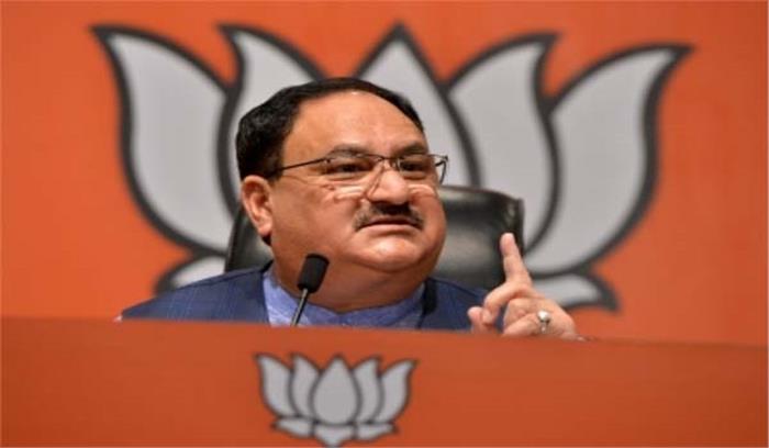 अपने ही वजन से गिर गई कर्नाटक सरकार : नड्डा