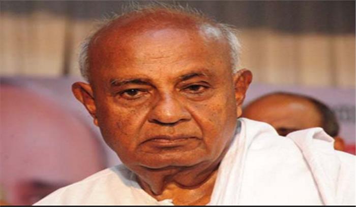 कर्नाटक में काम नहीं आया पीएम का दांव, तारीफ से नहीं पिघले देवगौड़ा