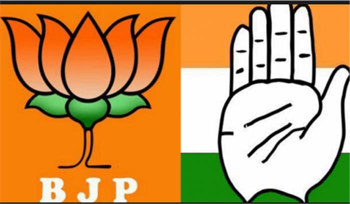 कर्नाटक चुनाव के लिए भाजपा और कांग्रेस दिखा रही अपना दम 