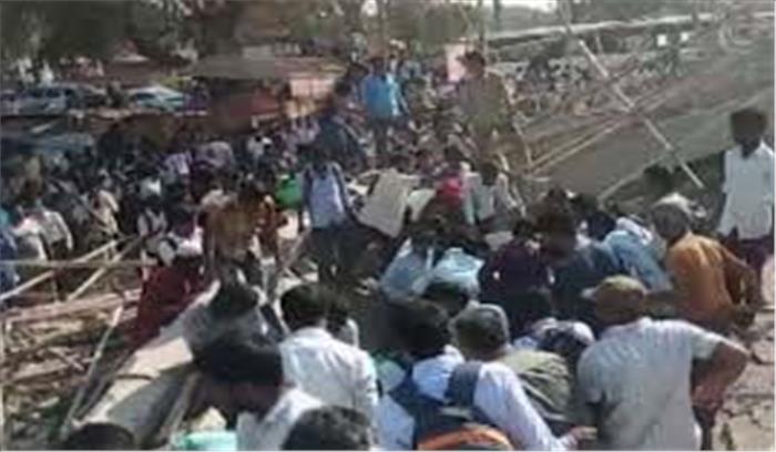 कर्नाटक : निर्माणाधीन इमारत ढहने से 3 लोगों की मौत