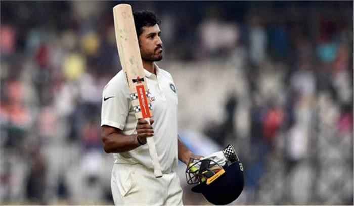 रणजी ट्रॉफी: नायर के शतक से कर्नाटक को 109 रनों की बढ़त