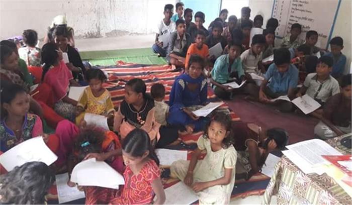 हेलन केलर के बारे में बच्चों को दी गई जानकारी