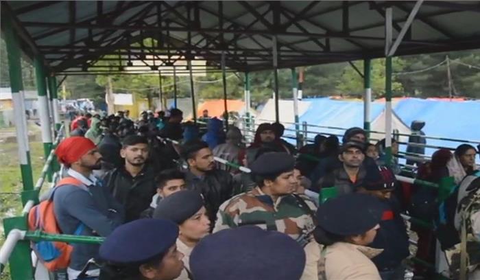 भारी बारिश के कारण अमरनाथ यात्रा स्थगित