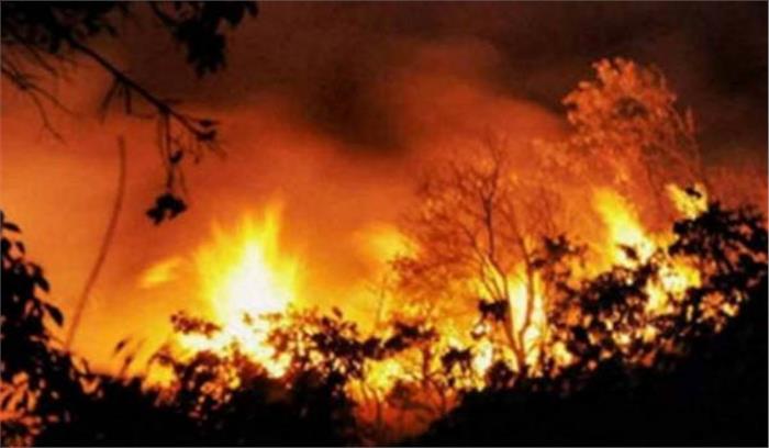 कश्मीर: सेना के तम्बुओं में लगी आग