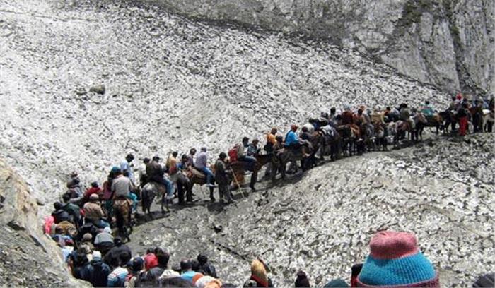 अमरनाथ यात्रा के लिए 233  श्रद्धालुओं का जत्था रवाना