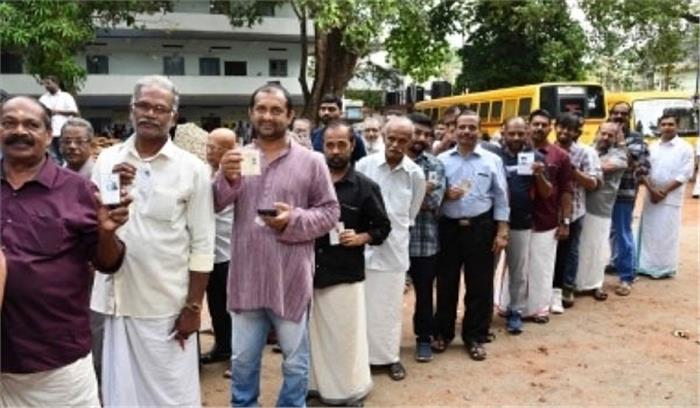 केरल के पाला में 54 साल बाद नया विधायक चुनने के लिए मतदान