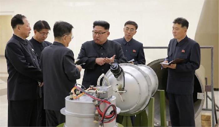 किम ने किया परमाणु बम बनाने वाले संस्थान का निरीक्षण