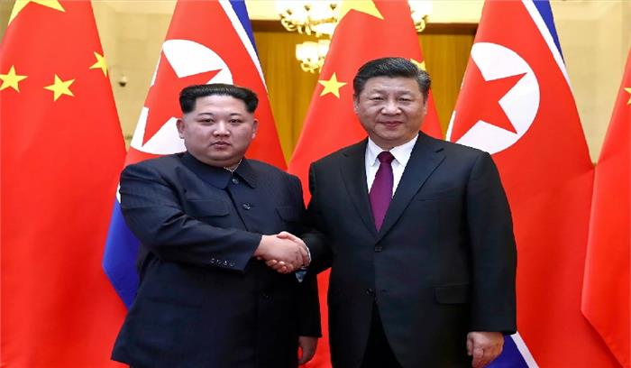 किम जोंग उन ने किया बीजिंग का दौरा, शी जिनपिंग से की मुलाकात