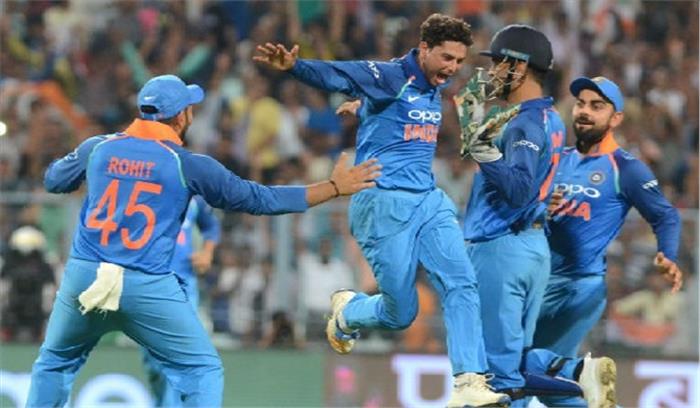 कोलकाता वनडे : भारत ने ऑस्ट्रेलिया को 50 रनों से मात दी