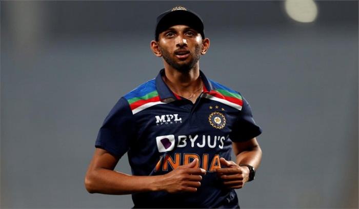 कोलकाता नाइट राइडर्स के तेज गेंदबाज प्रसिद्ध कृष्णा कोरोना पॉजिटिव कोलकाता नाइट राइडर्स के तेज गेंदबाज प्रसिद्ध कृष्णा कोरोना पॉजिटिव