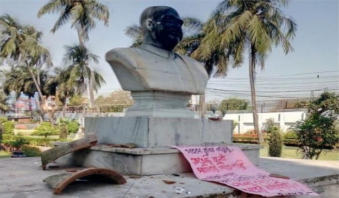 श्यामा प्रसाद मुखर्जी की प्रतिमा को क्षतिग्रस्त करने के मामले में 6 गिरफ्तार