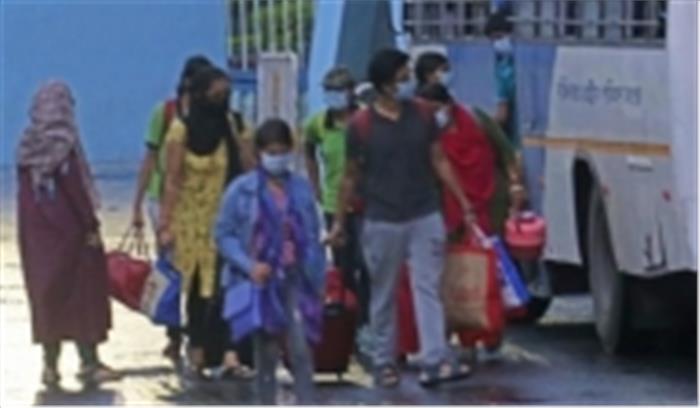 कोटा से डीटीसी की बसों के जरिये दिल्ली पहुंचे 480 छात्र और छात्राएं