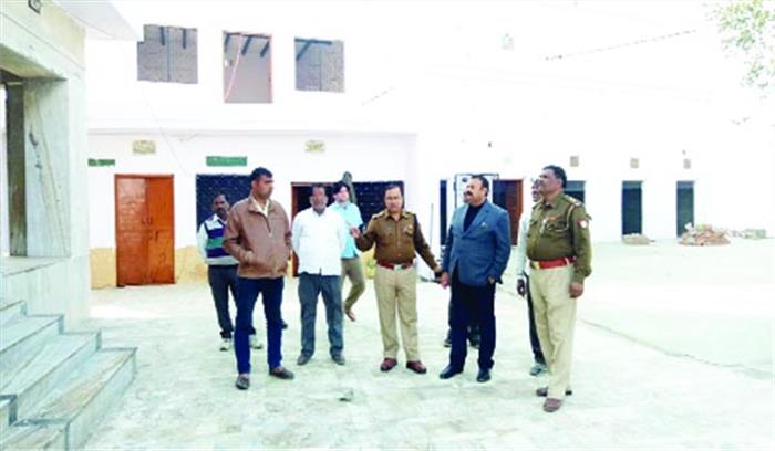 शिव मेला स्थल का अधिकारियों ने किया निरीक्षण