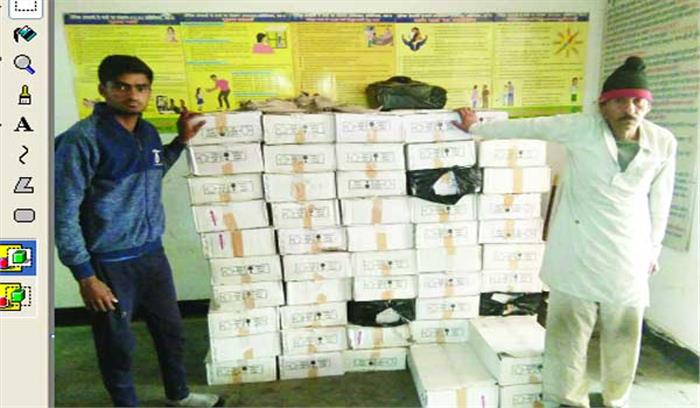 शराब की 104 पेटियों के साथ दो तस्कर गिरफ्तार