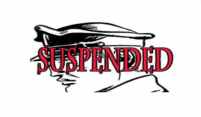 अवैध उगाही के आरोप में चार पुलिसकर्मी निलम्बित