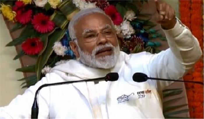 भ्रष्ट लोगों ने बनाया है महामिलावट वाला गठबंधन: मोदी