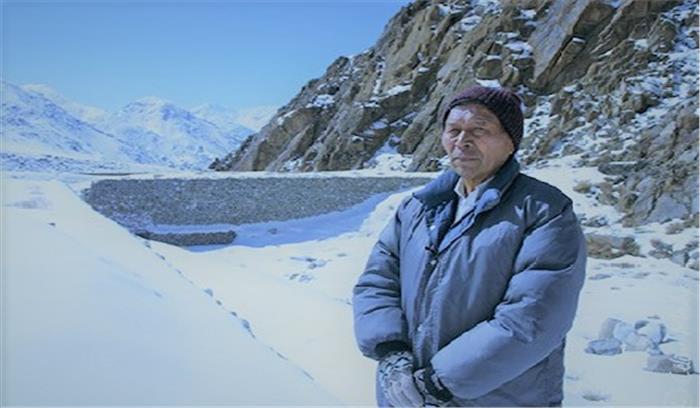 आइस मैन ऑफ इंडिया ने किया लद्दाख में जल संकट का समाधान